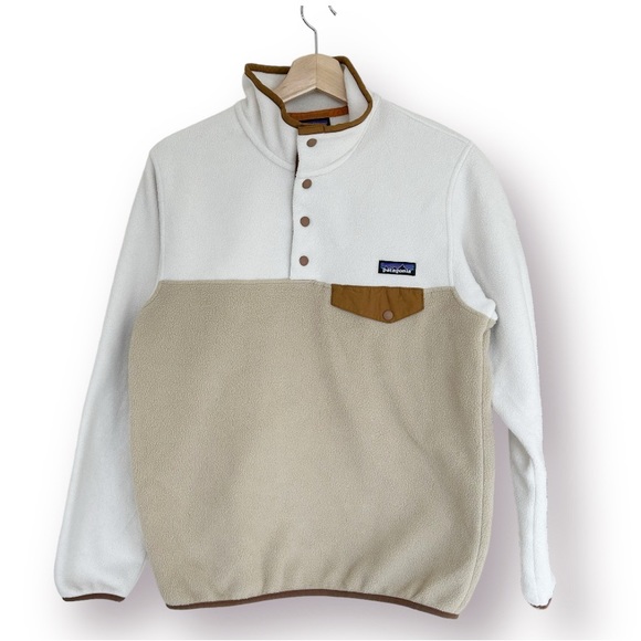 Patagonia Jackets & Blazers - Patagonia Synchilla Snap-T Fleece Pullover Color Block Neutral Color-way S